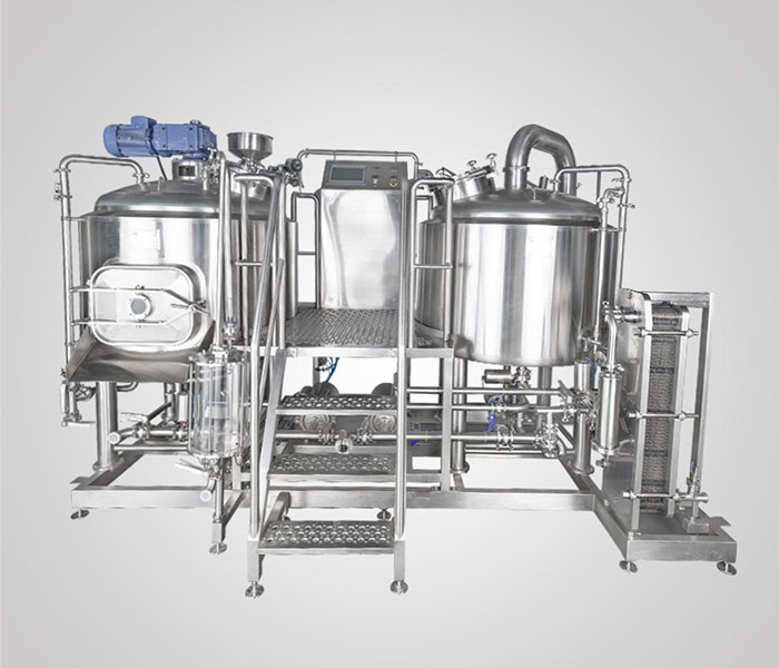 <b>Cervecería de acero inoxidable de 2 recipientes 8HL</b>